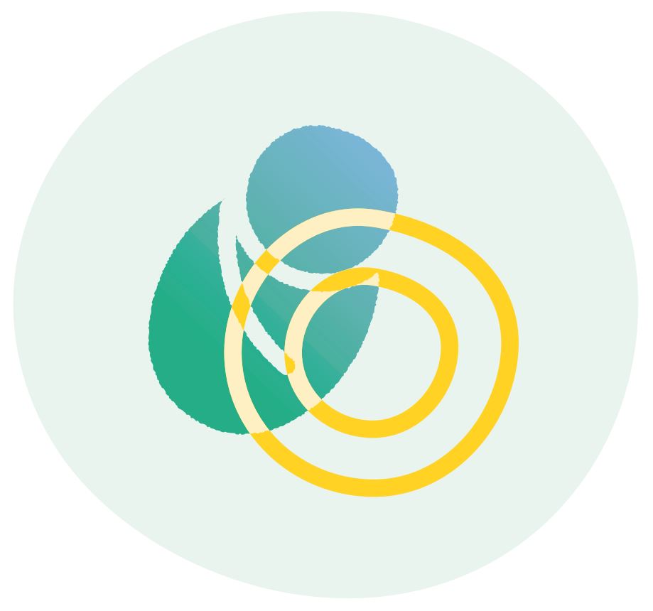Baby in spirals icon